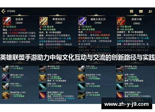 英雄联盟手游助力中匈文化互动与交流的创新路径与实践